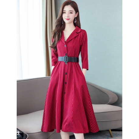 dress wanita korea D6647