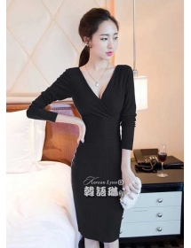 midi dress model korea D1428