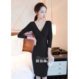 midi dress model korea D1428