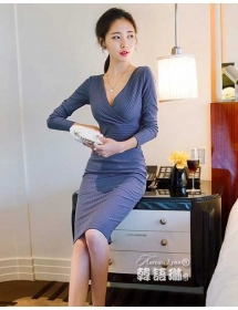 midi dress model korea D1429