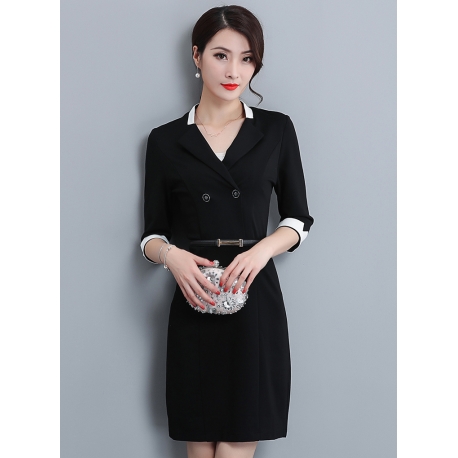 dress wanita korea D6652