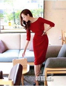 dress midi import D1439