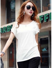 blouse wanita lengan bolong T1598