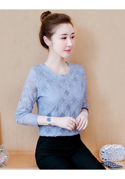 blouse brukat korea T6217