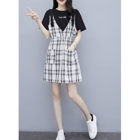 dress wanita korea D6703