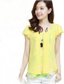 blouse chiffon import T1612