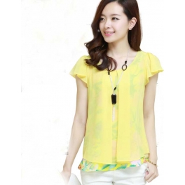 blouse chiffon import T1612