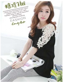 blouse chiffon import T1628