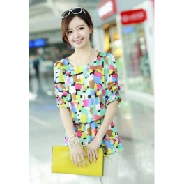 blouse chiffon import T1632