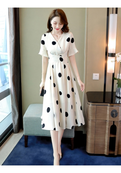 dress wanita korea D6763