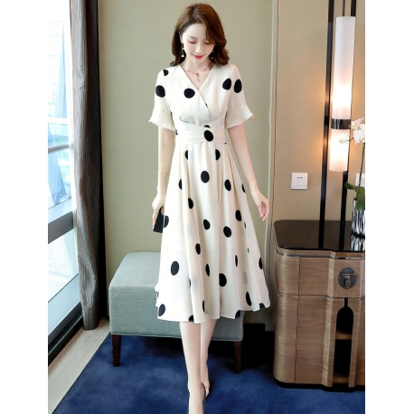 dress wanita korea D6763