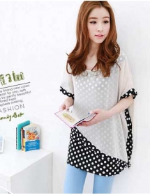 blouse polkadot import T1634