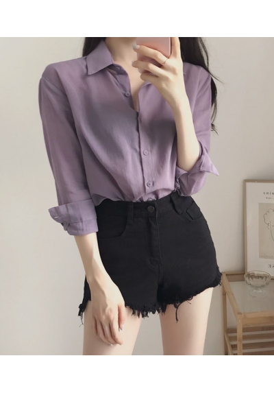 kemeja  wanita korea T6745