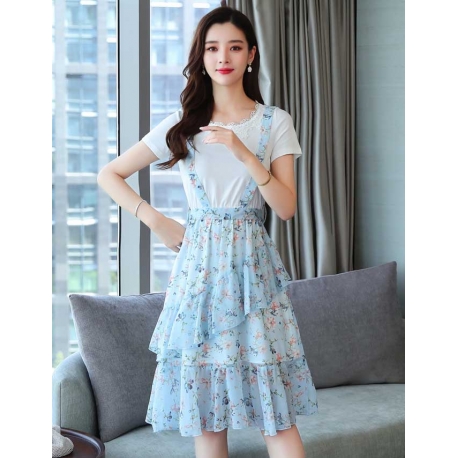 dress wanita korea D6695