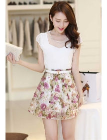 dress wanita model korea D2719