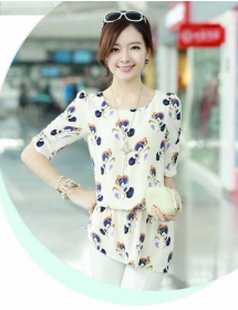 blouse chiffon import T1643