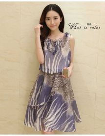 The spring summer classic dress D1504