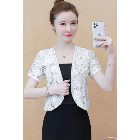 cardigan brukat import T6785