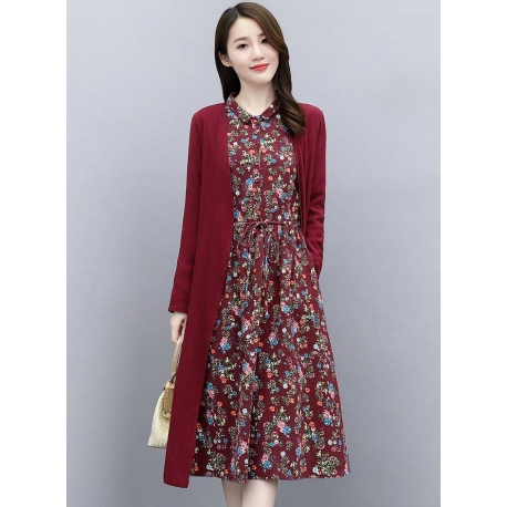 dress wanita korea D6844