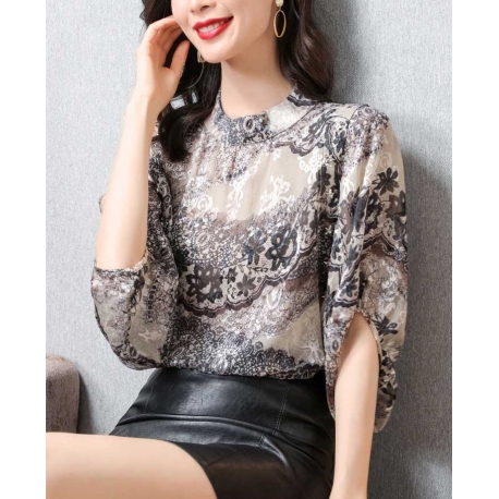 blouse  wanita korea T6796