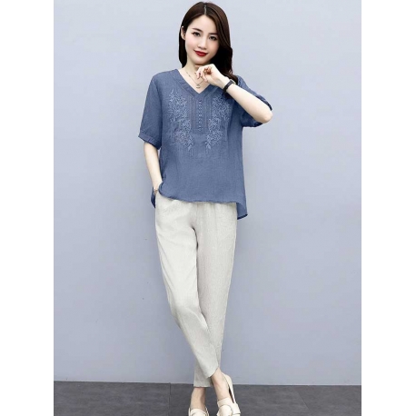 setelan wanita korea D6816