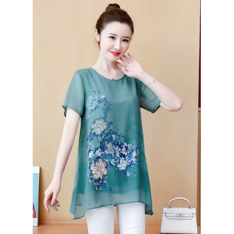 blouse  wanita korea T6808