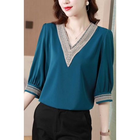 blouse  wanita korea T6816