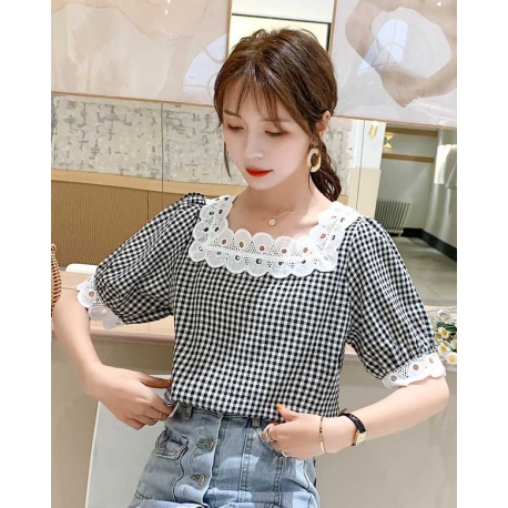 blouse  wanita korea T6825