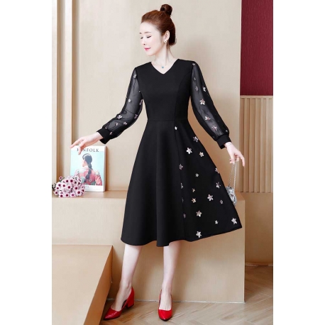 dress wanita korea D6867