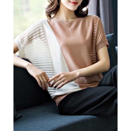 blouse rajut import T6839