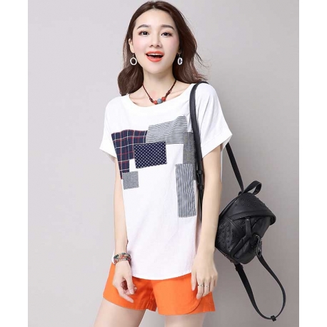 blouse  wanita korea T6847