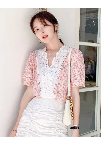 blouse  wanita korea T6875