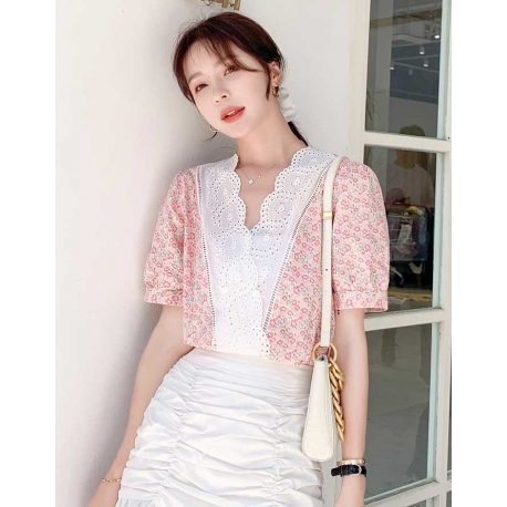 blouse  wanita korea T6875