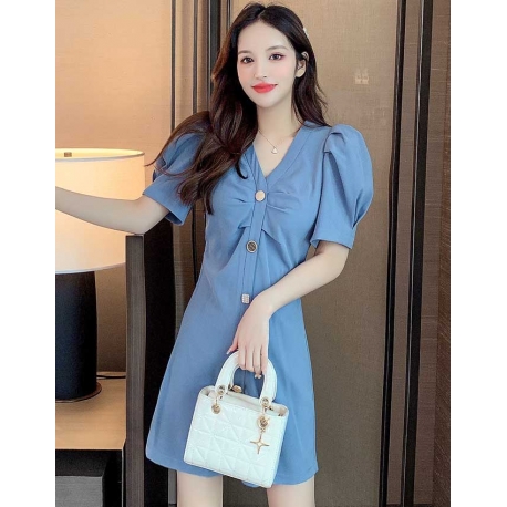 dress wanita korea D6886