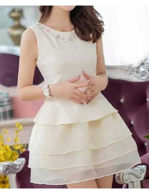 dress pesta korea D1569