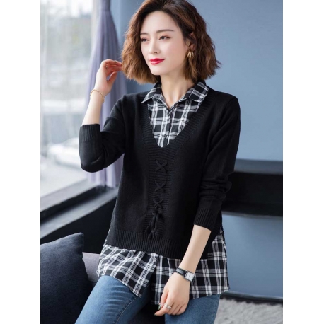 blouse  wanita korea T6923