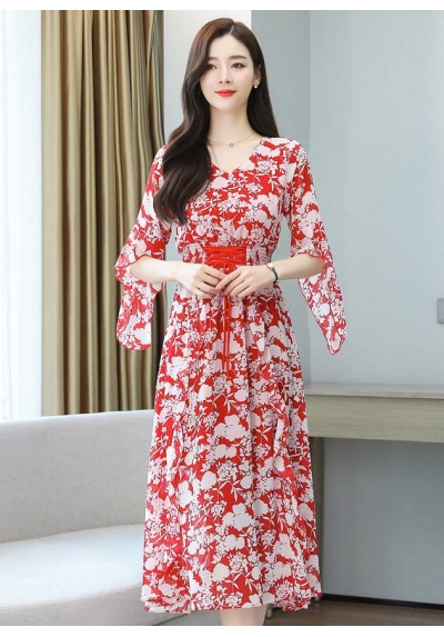 dress wanita korea D6899