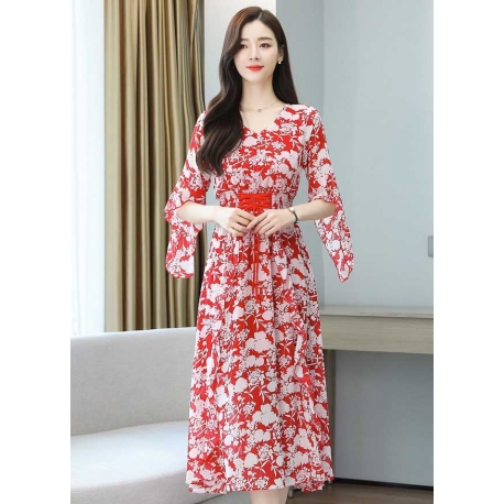 dress wanita korea D6899