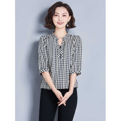 blouse  wanita korea T6932