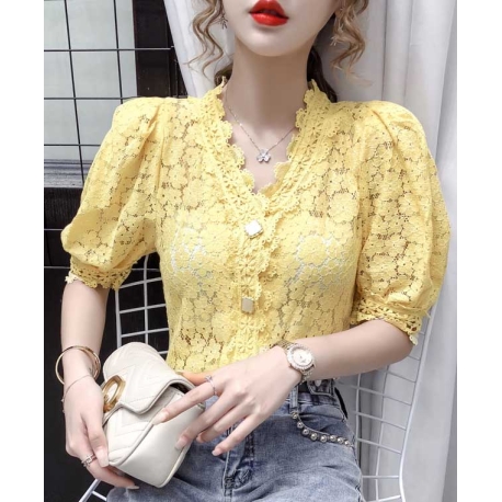 blouse  wanita korea T6933