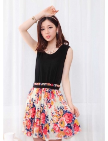 dress wanita import D1584