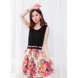 dress wanita import D1584