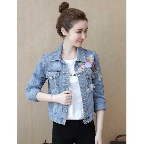 jaket denim import T6815