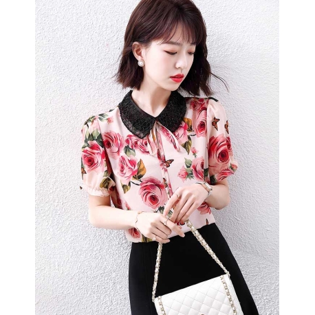 blouse  wanita korea T6962