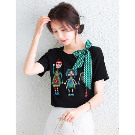 kaos wanita korea T6975