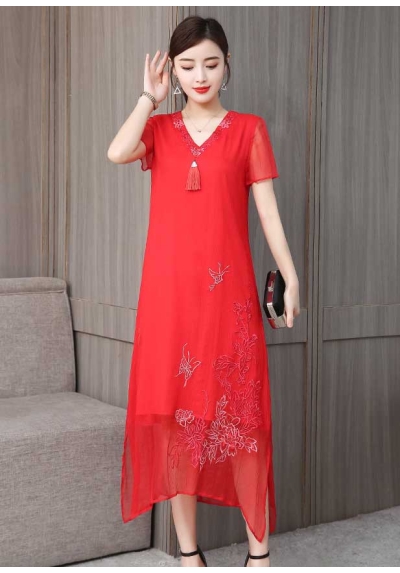 dress wanita korea D6966