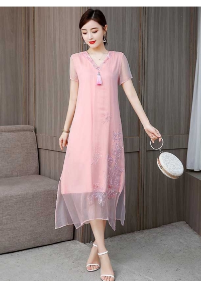 dress wanita korea D6966