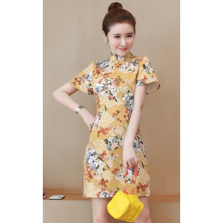 dress cheongsam import D6969