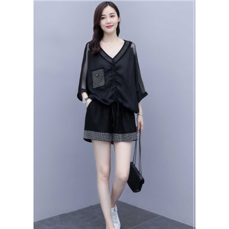 setelan wanita korea D6972