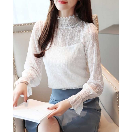 blouse brukat korea T6156